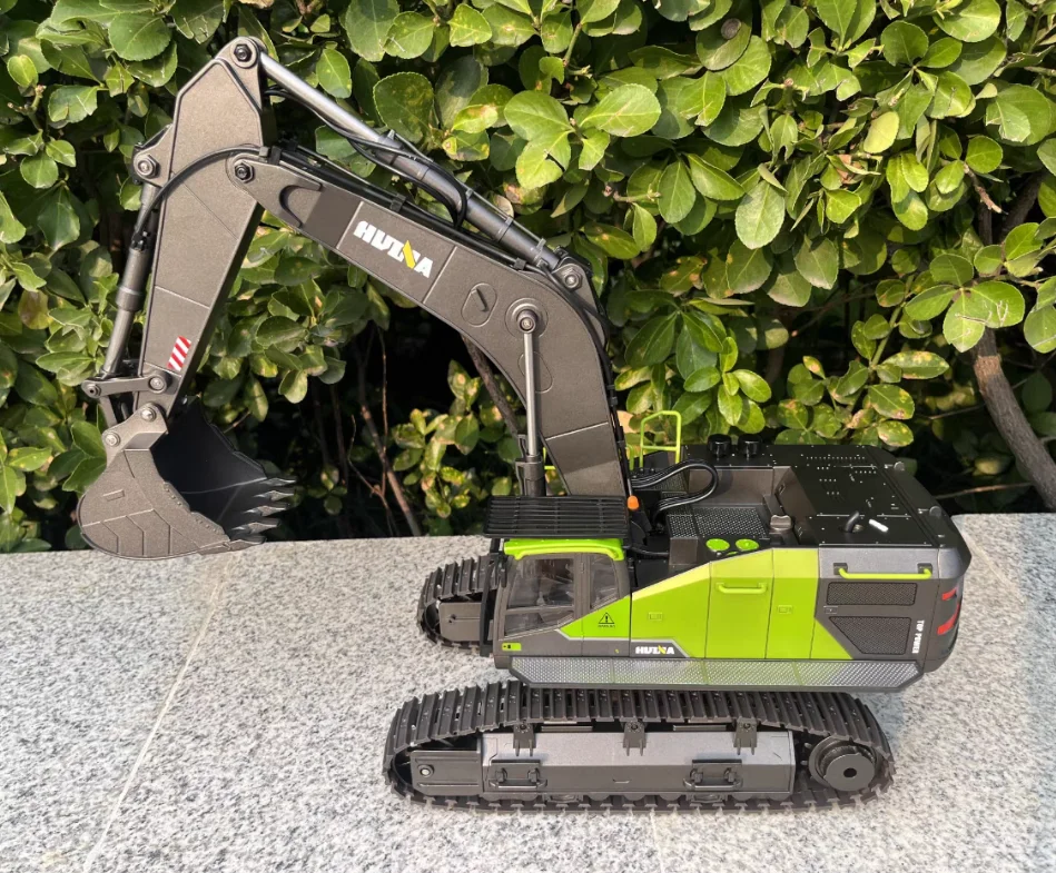 New Rc Engineering Track Huina 1593 22-Channel Multi-Function Screw Drive Alloy Excavator Model Remote Control Children'S Toy