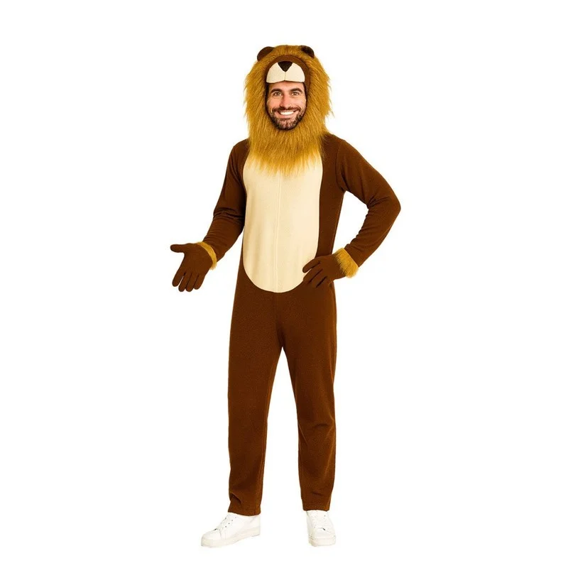 

Halloween Adult Animal Cosplay Forest Lion Role Performance Company Annual Party Bar Nightclub Birthday Costume Polyester