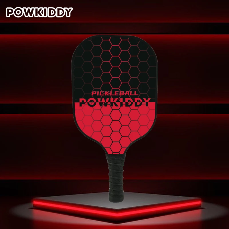 

POWKIDDY Pickleball paddle, USAPA approved fiberglass surface Pik racket, kimchi paddle suitable for men and women