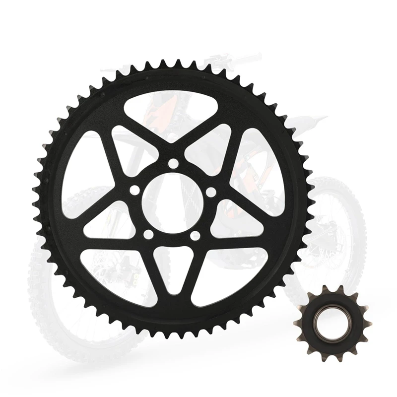 

Цепная звездочка для Surron, бесшумная задняя звездочка 58T + передняя звездочка 14T для грязевого велосипеда Sur Ron Light Bee S/Light Bee X