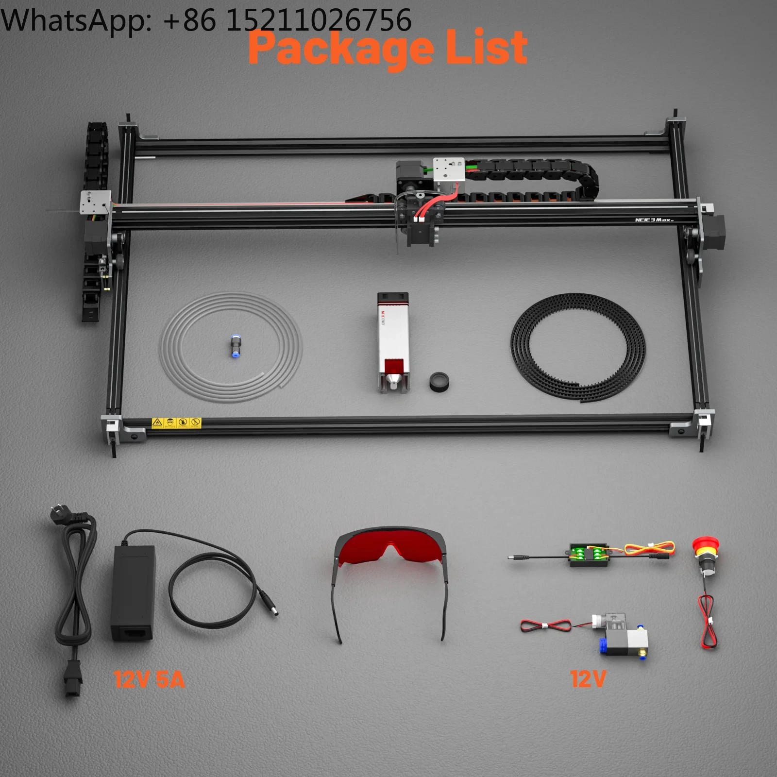 NEJE 3 Max V2 E40 - Engraver CNC Router Desktop Wireless Cutter Cutting Engraving Machine GRBL Wireless App Control DIY Wood