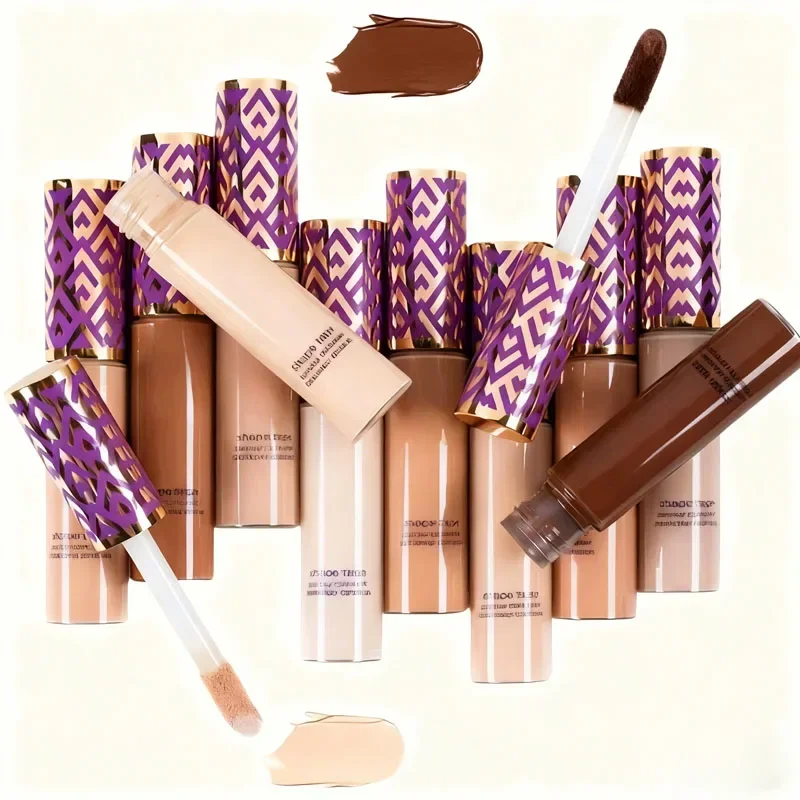 Liquid Concealer Base Cream Lasting Oil-control Liquid Covering Black Circles Blemishes Spots Natural Facial Concealer Cosmetics