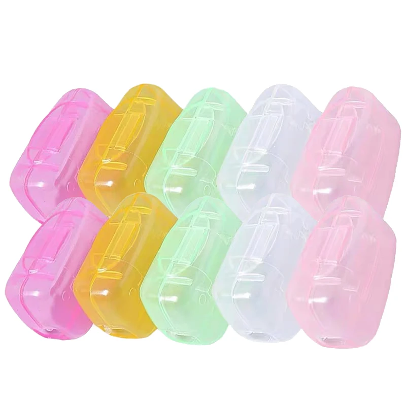 50/5Pcs Portable Toothbrush Cover Holder Waterproof Toothbrush Head Covers Protector For Outdoor Office Home Bathroom Organizer