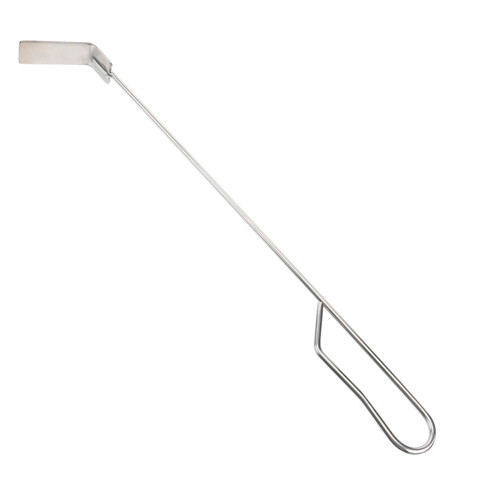 

Stainless Steel Tool 46cm Scraper Stainless Steel Ash Tool Grill Dad Stove Rake Poker Rake Poker Cleaning Kitchen Bar Utensil