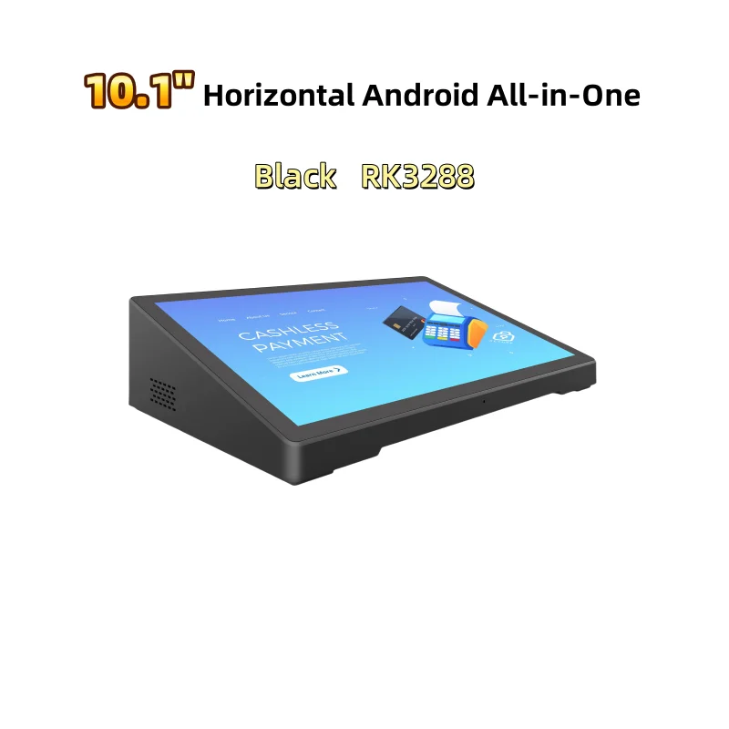 10.1 inch pager android all-in-one bank government service horizontal desktop touch evaluator