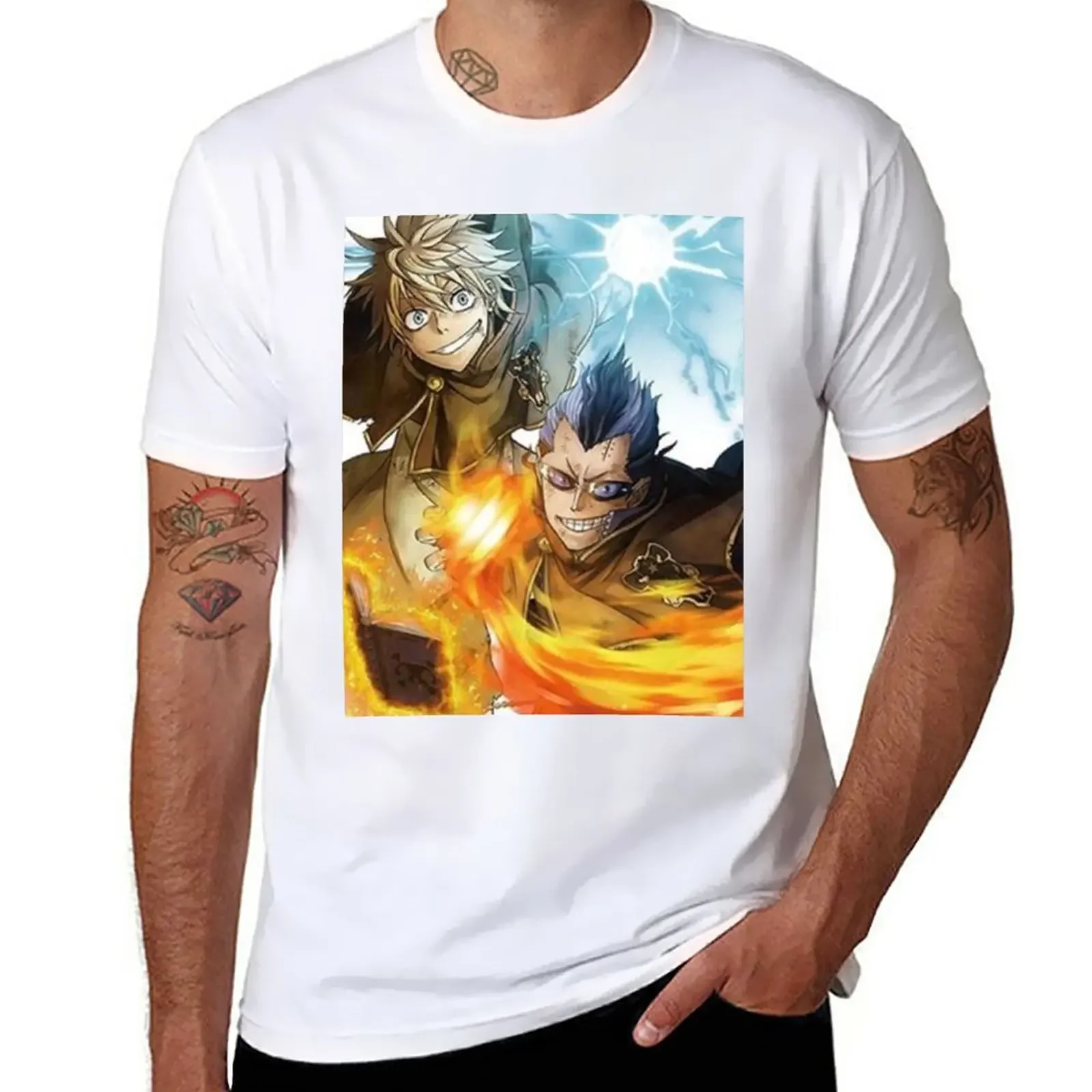 Футболка мужская свободного кроя с графическим принтом