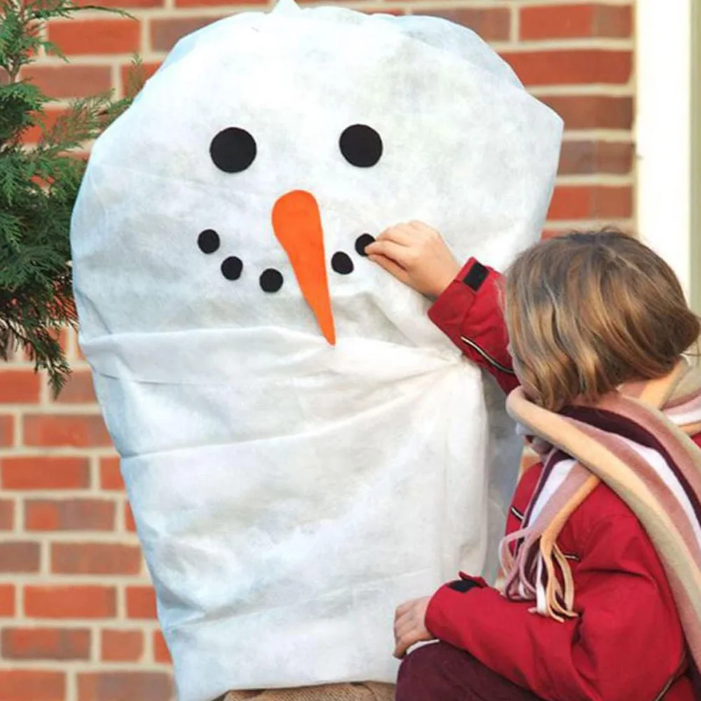 71 x 80 Winter Plant Covers Heavy Duty Non Woven Frost Protection with Zipper Closure for Easy Access to Plants