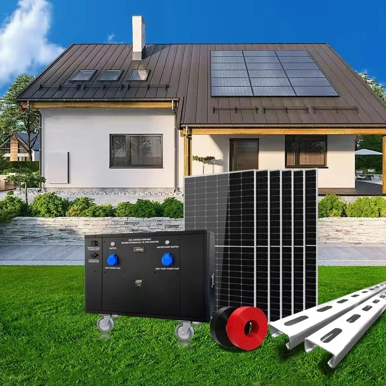 ZXD Hot Sales off Gird Lighting Home Courtyard Lighting Power System Solar Home Off-grid Pv Solar Panel Energy System