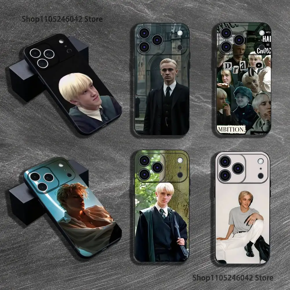 

Actor D-Draco Malfoy Phone Case For iPhone 17,16,15,14,13,12,11,Pro,XS,Max,XR,Plus,E,SE4,Mini Black Soft Cover