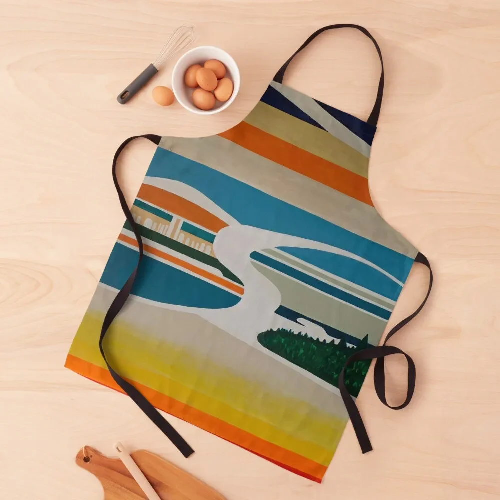 

Bold Cityscapes #15 Apron For Men Men'ss Waterproof Kitchen Woman professional hairdresser Apron