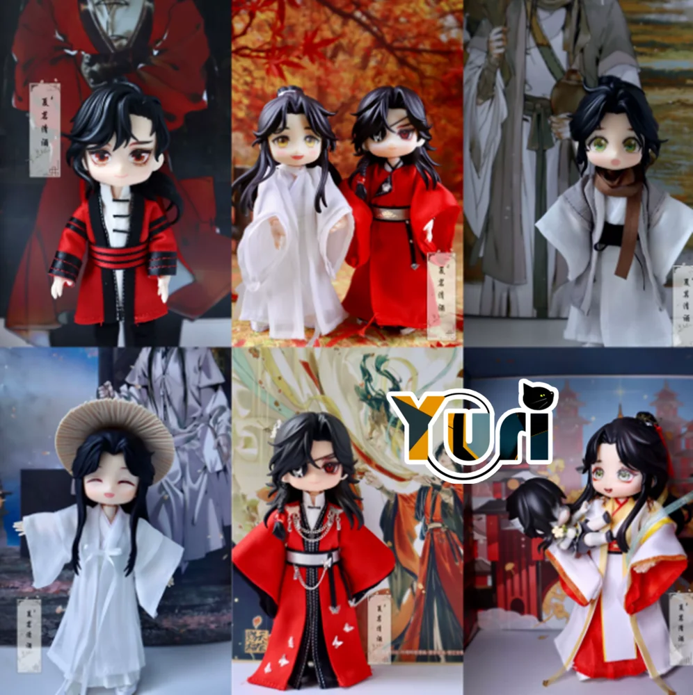 

Anime Tian Guan Ci Fu TGCF Hua Cheng Xie Lian Cosplay Costume OB11 1/12 BJD Ancient Clothes Clothing Handmade MDZS Cos Gift C