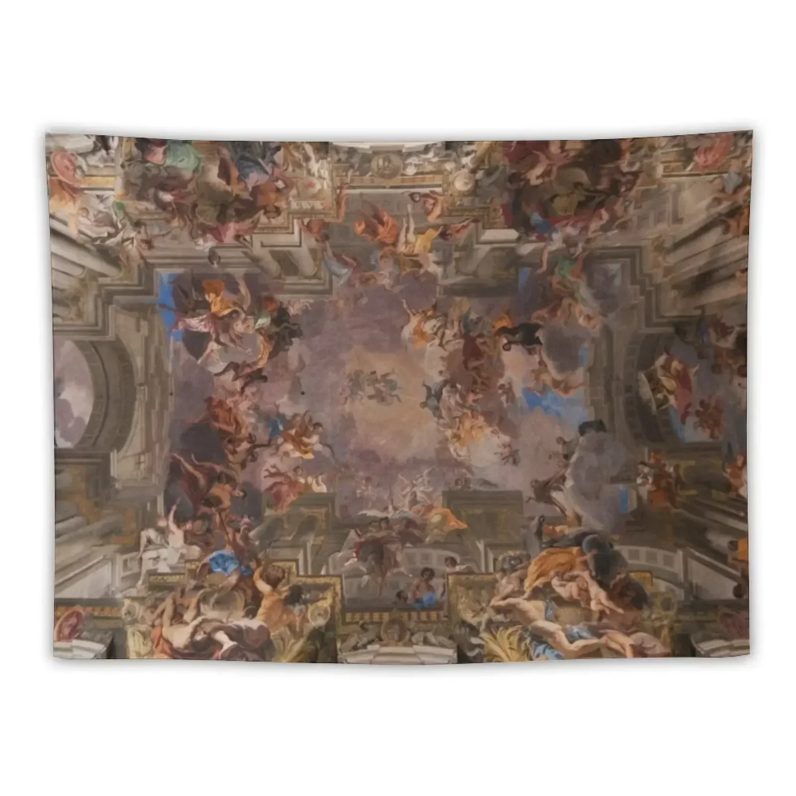 Sant'Ignazio Church Ceiling Fresco, Rome Tapestry Tapete For The Wall Wall Hangings Decoration Tapestry