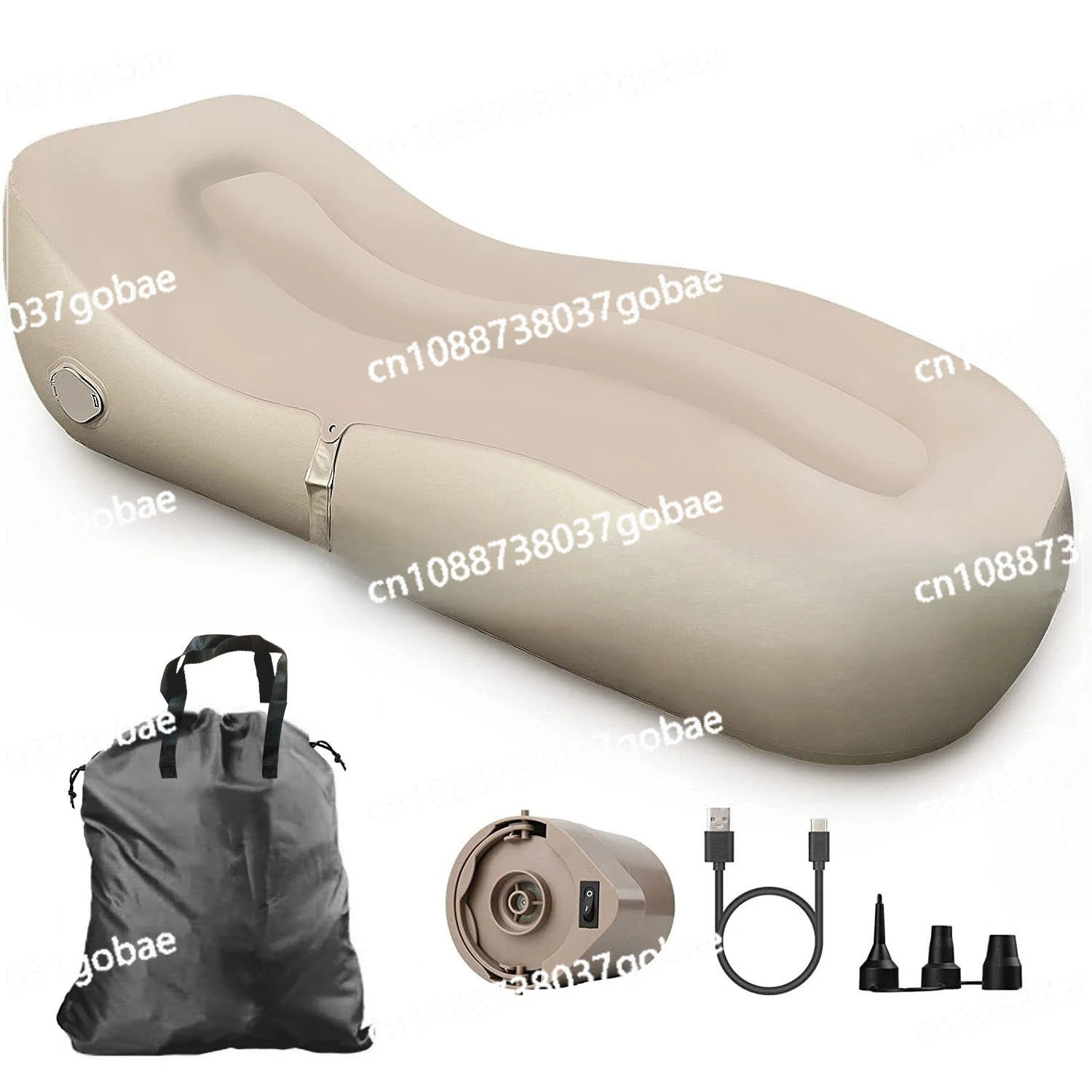 Automatic inflatable sofa, outdoor sports lazy, folding portable camping camping