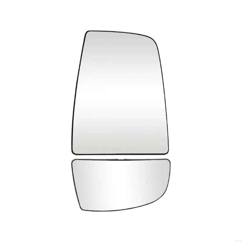 CK4Z17K707A CK4Z17K707B 2-Section Side Mirror Glass Assembly for Transit-150 250 with Flat Glass Pieces, Integrated ABS H9EE