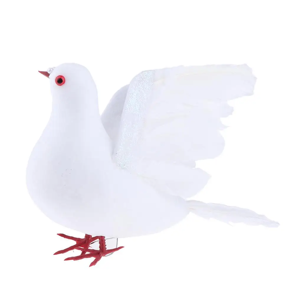 Artificial Foam Feathered Birds Simulation Decorative Bird Figurine for Home Wedding Store Display