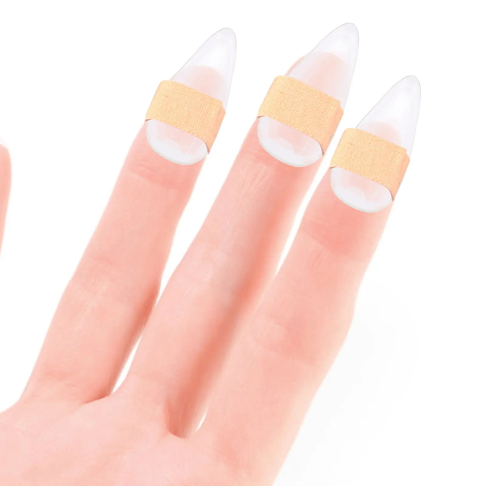 

Crystal Nails Finger Picks for Banjo Guzheng Playing Accessories Set Fake Professional Nylon Protective