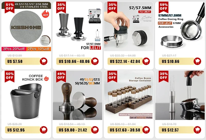 Espresso Shot Spiegel Extraktion Magnetische Einstellbare Boden Siebträger Edelstahl Kaffeemaschine Zubehör Barista Werkzeug – Detail 3