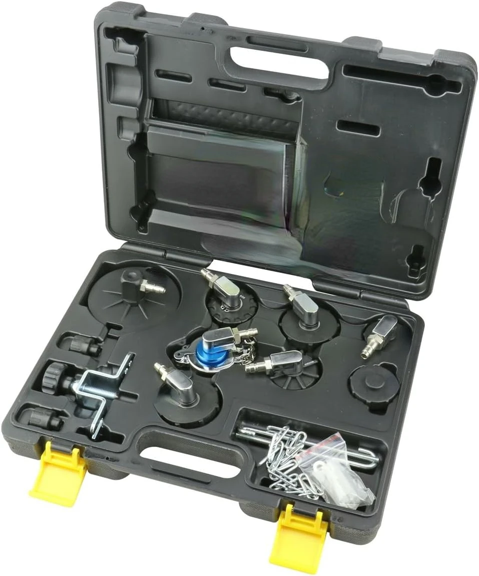 MV6840 Hydraulic Brake and Clutch Pressure Bleeding System, Includes Seven (7) Master Cylinder Adapters