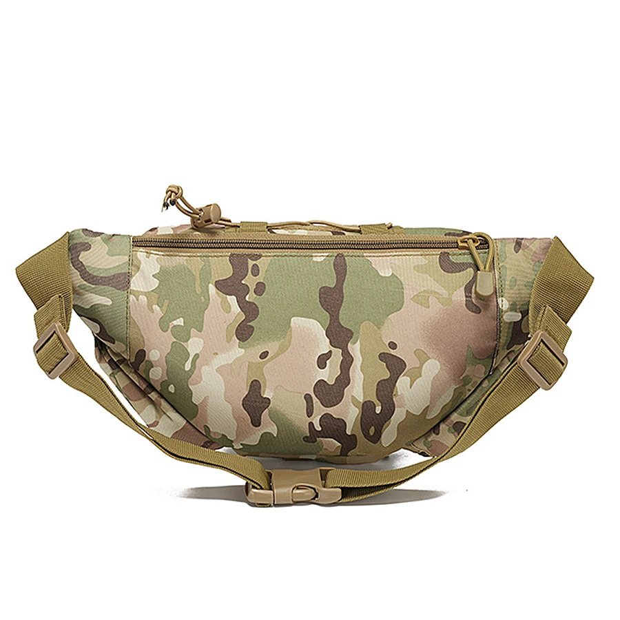 حقيبة خصر للصيد والرياضات الخارجية، حقيبة صدر متعددة الوظائف، متينة ومتينة