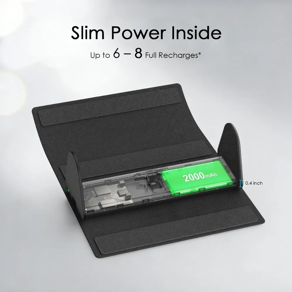 Foldable Portable Charging Storage Bag for Meta Ray‑Ban Smart Glasses, Digital Protective Carrying Case Accessory view 4