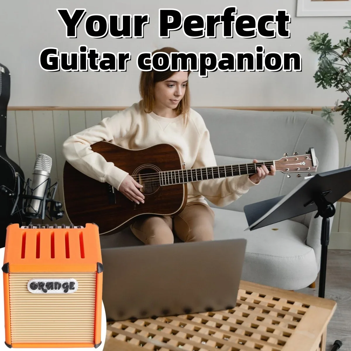 Guitar Pick Holder/3D Printed Large-Capacity Portable Amp  Shape Guitar Pick Holder w/5 Slots/for Guitar Accessories view 4