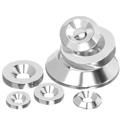 Concave Conical Washer Concave Convex Tapered Cone Conical Countersunk Gasket Umbrella Flat Head Solid Washer M3 M4M5 M6 M8 M10