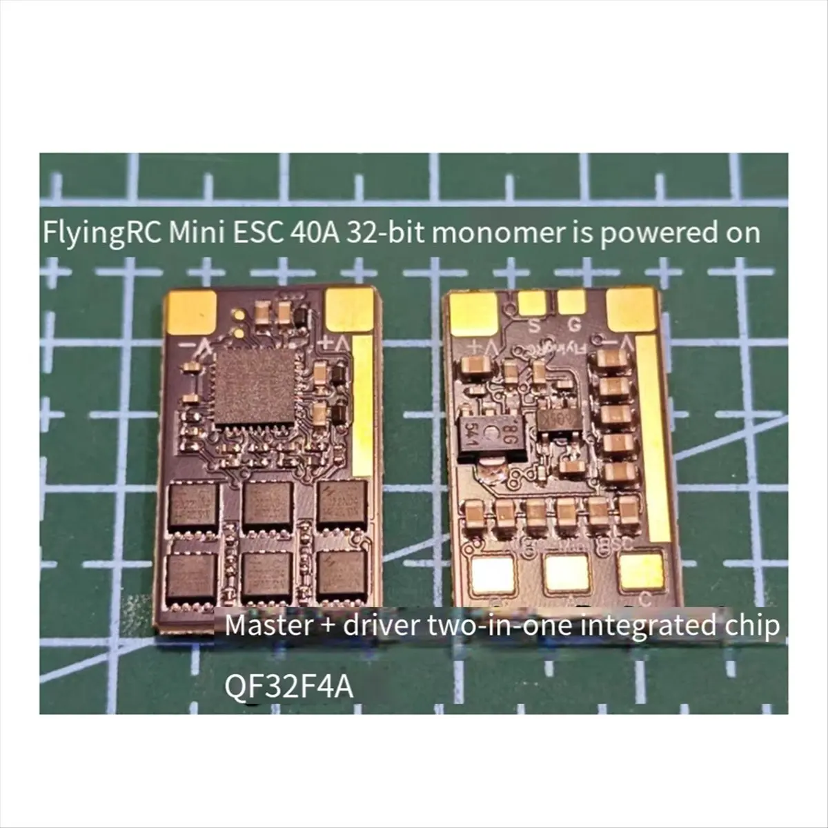 【~ New Y24A】AM32 ESC 40A 32-Bit Electronic Speed Controller 6-30V, 2-6S Support, Sine Wave Startup for FPV Drone and RC Car