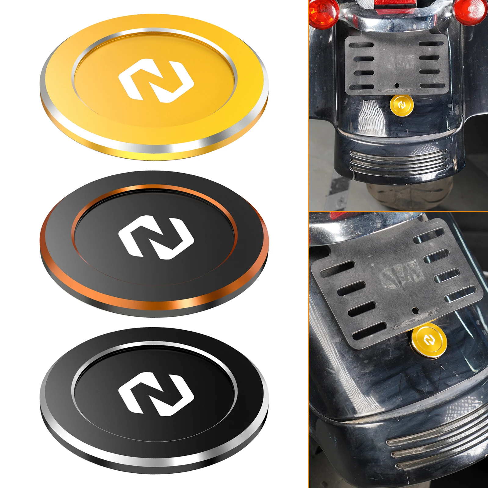 

For 2009-2013 Harley Road King/Classic FLHR FLHRC Rear Fender Emblem Medallion for Harley Street Glide/Special FLHXS 2014-2015