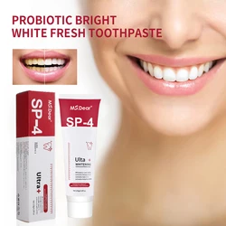 SP-4 Probiotic Whitening Shark Toothpaste Teeth Whitening Toothpaste Oral Care Toothpaste Fresh Breath Prevents Plaque