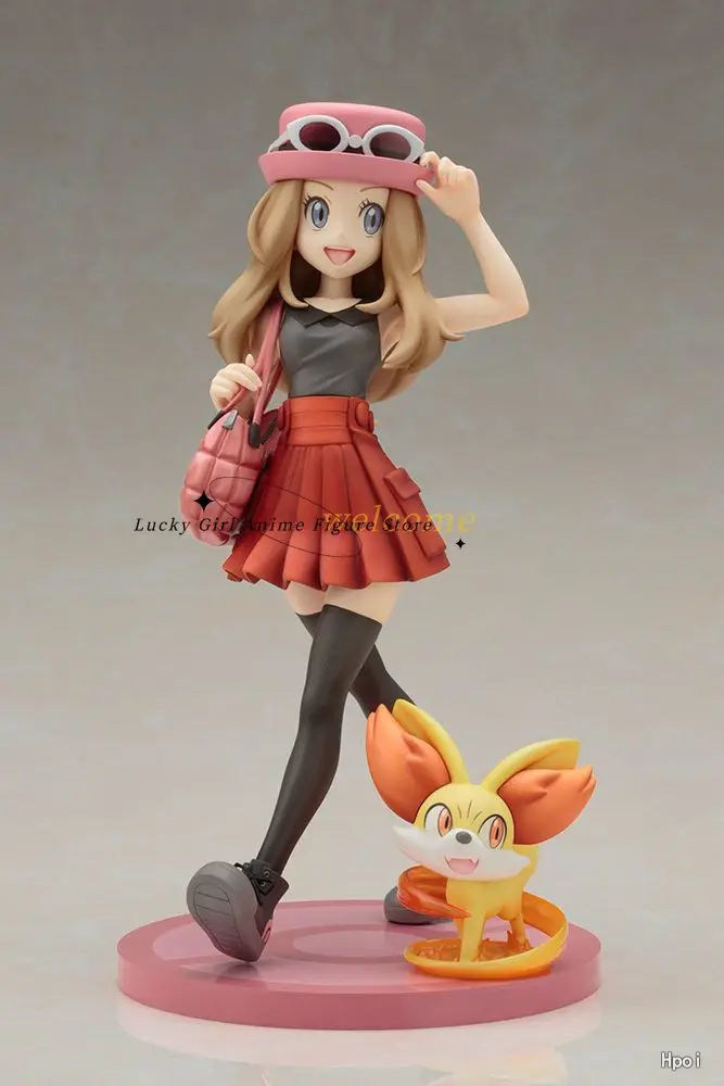 В наличии оригинальная фигурка Kotobukiya Pokémon серии Pokemon Serena Fennekin 20 см аниме милая статуя фигурка подарок