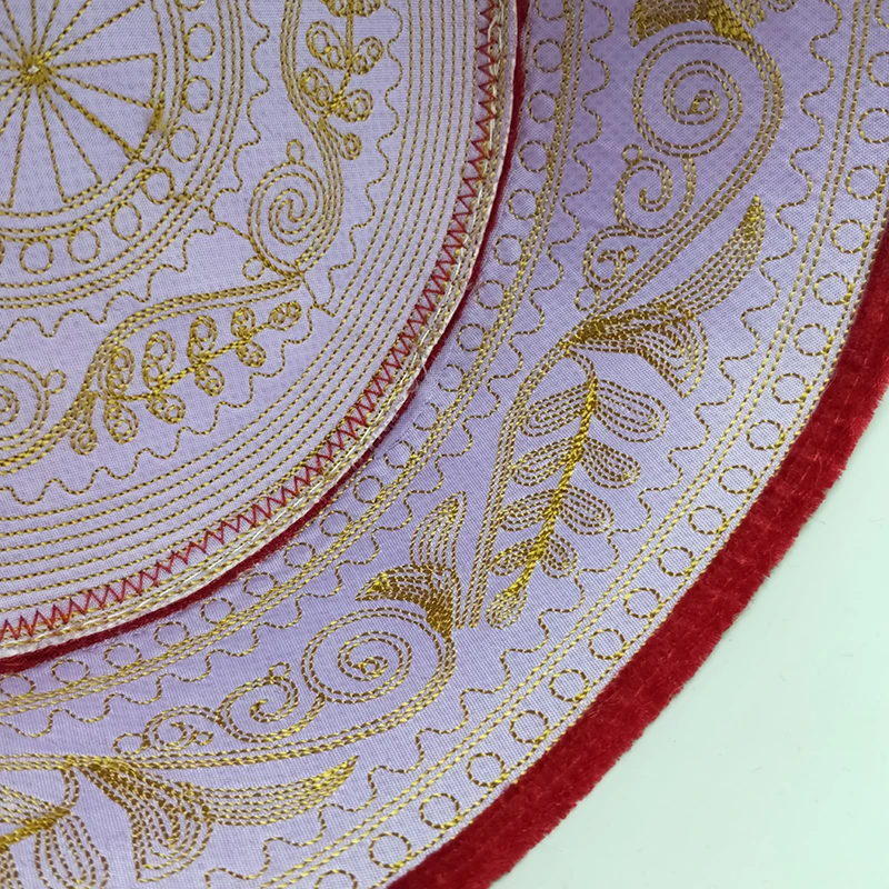 Cappelli da preghiera musulmani Ricamo in cotone rosso Berretto Kufi Turbante Stile indiano per uomo Arabia Saudita Abbigliamento islamico Islamismo ebreo Cicatrice