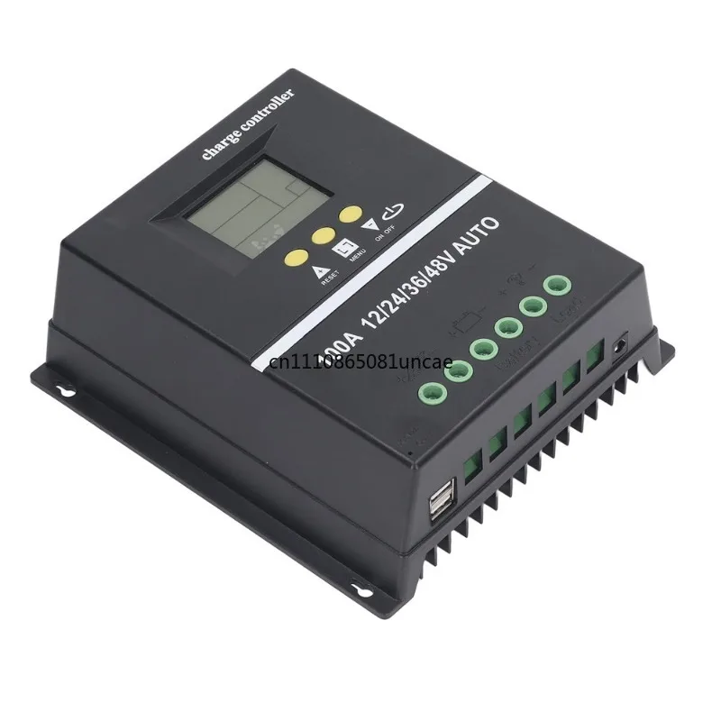 For MPPT Solar Charge Controller 12V 24V 36V 48V For Lead‑Acid Lithium Battery PV Panel Charging Regulator