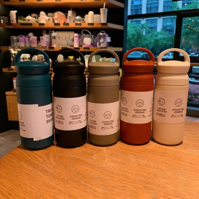 

Thermal Mug Portable Convenient 304 Stainless Steel Innovative Sleek Fashionable Leak-proof Thermal Insulation 20 * 6.8/24 * 6.8