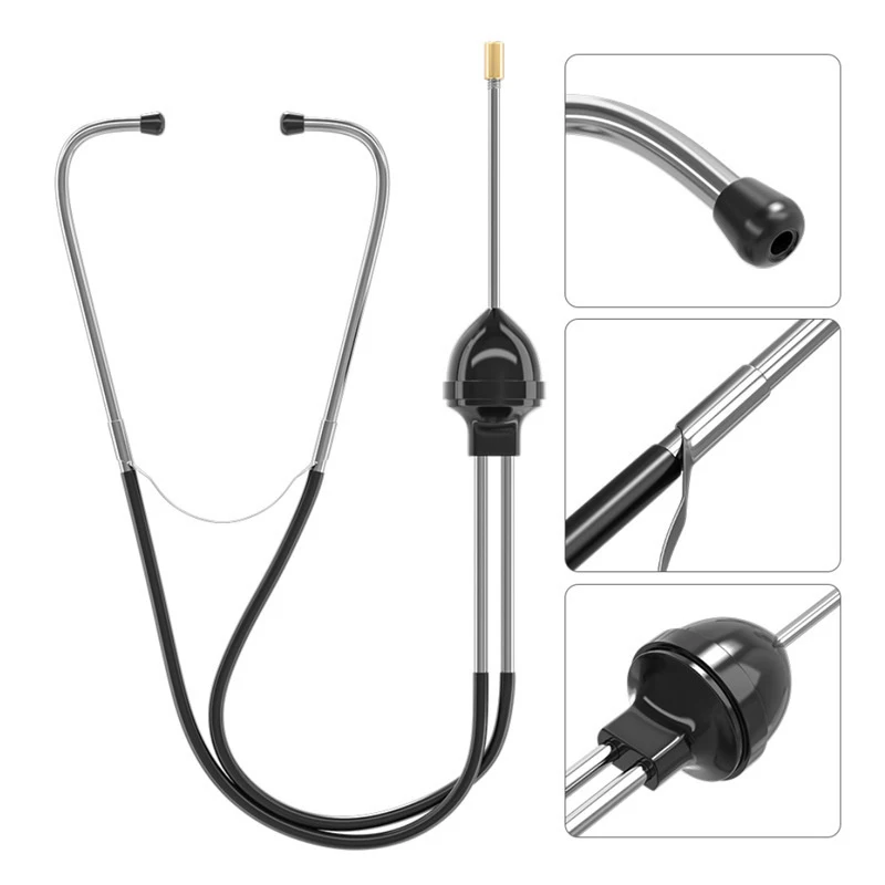 1pc Auto Cylinder Stethoscope, Mechanics Stethoscope Car Engine Block Diagnostic Automotive Engine Hearing Tool Car Detection