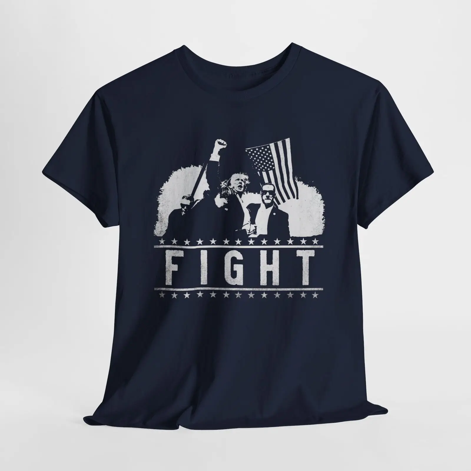 Donald Trump Fight 2024 Election Unisex Heavy Cotton Tee