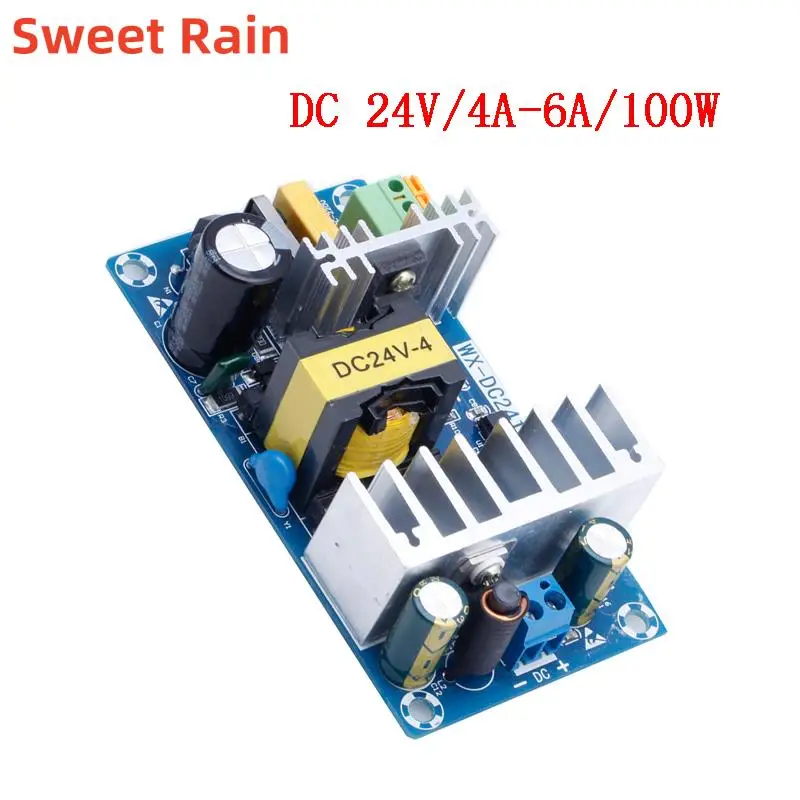Power Supply Module AC 110V 220V to DC 24V 6A AC-DC Switching Power Supply Board AC-DC 24V 4A 6A Switch Circuit Board 85V-256V