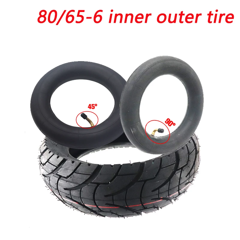 

High quality tyre 80/65-6 outer tire Inner tube HOTA rubber wheel 10 Inch Tire for Zero electric scooter