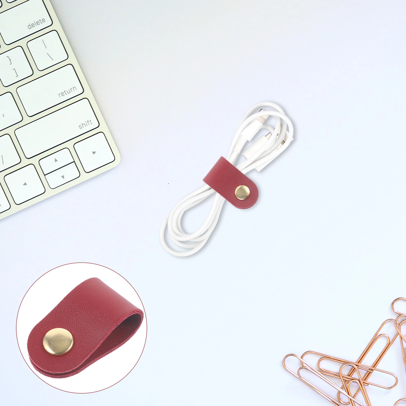 

5 Pcs Headphone Cable Storage Buckle Chord Organization Type Organizer Organisers Sorter Cords Earphone Sleeve