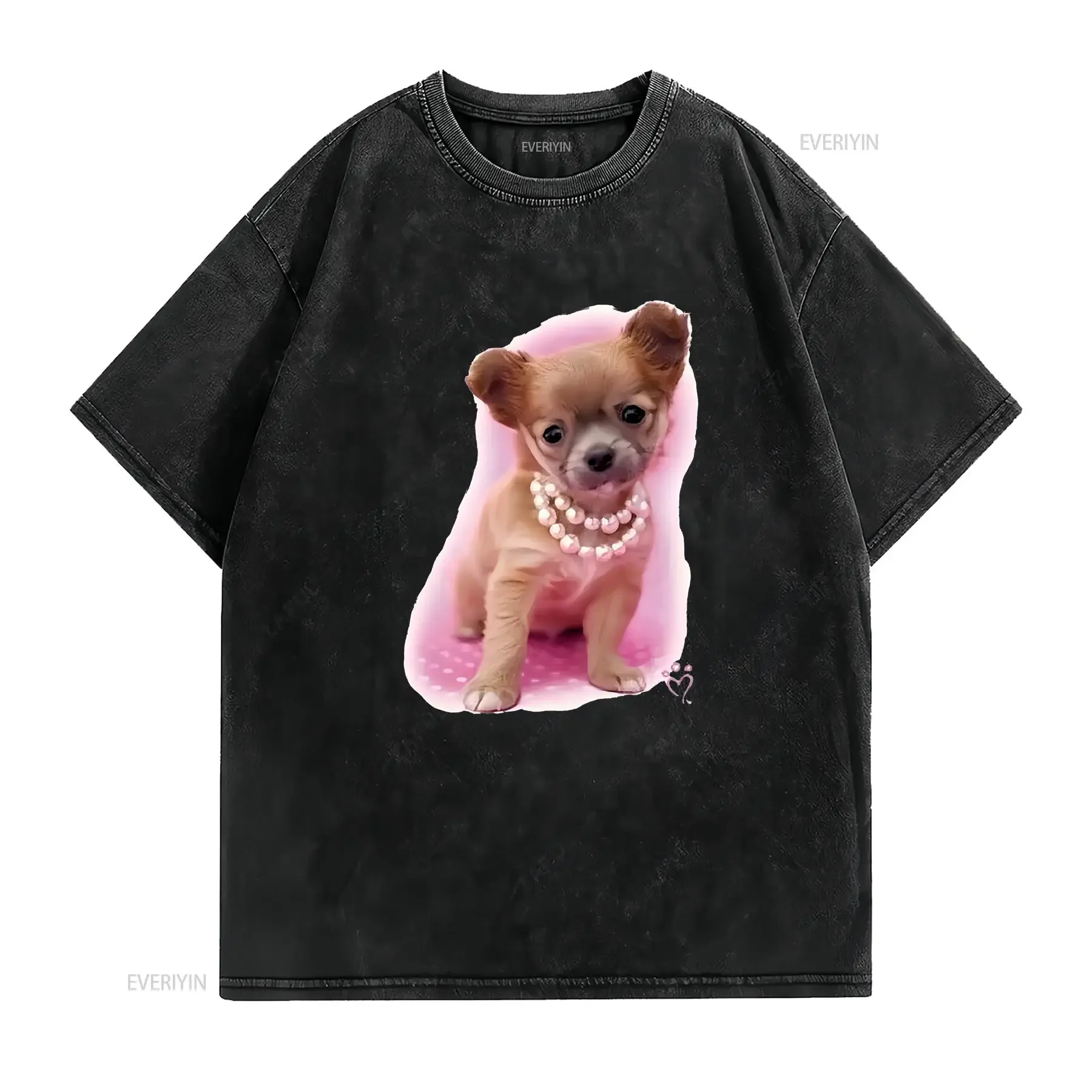 Chihuahua T Shirt Puppy Dog SweaT Available on Request 827f vintage Washed designer clothes Soft Top For Everyday Wear graphic