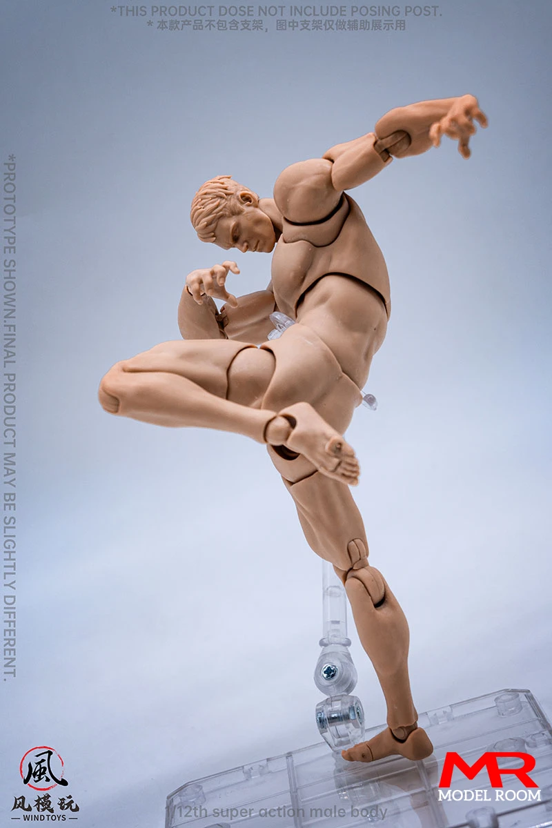 1/12 Scale Muscle Action Figure Doll Model