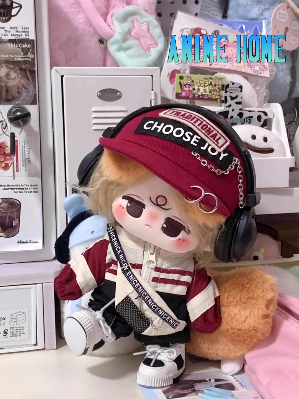 

Оригинальные очки для рок-музыки, гарнитура, наушники, комплект для куклы 20 см, 30 см, игрушечные аксессуары, подарок для косплея