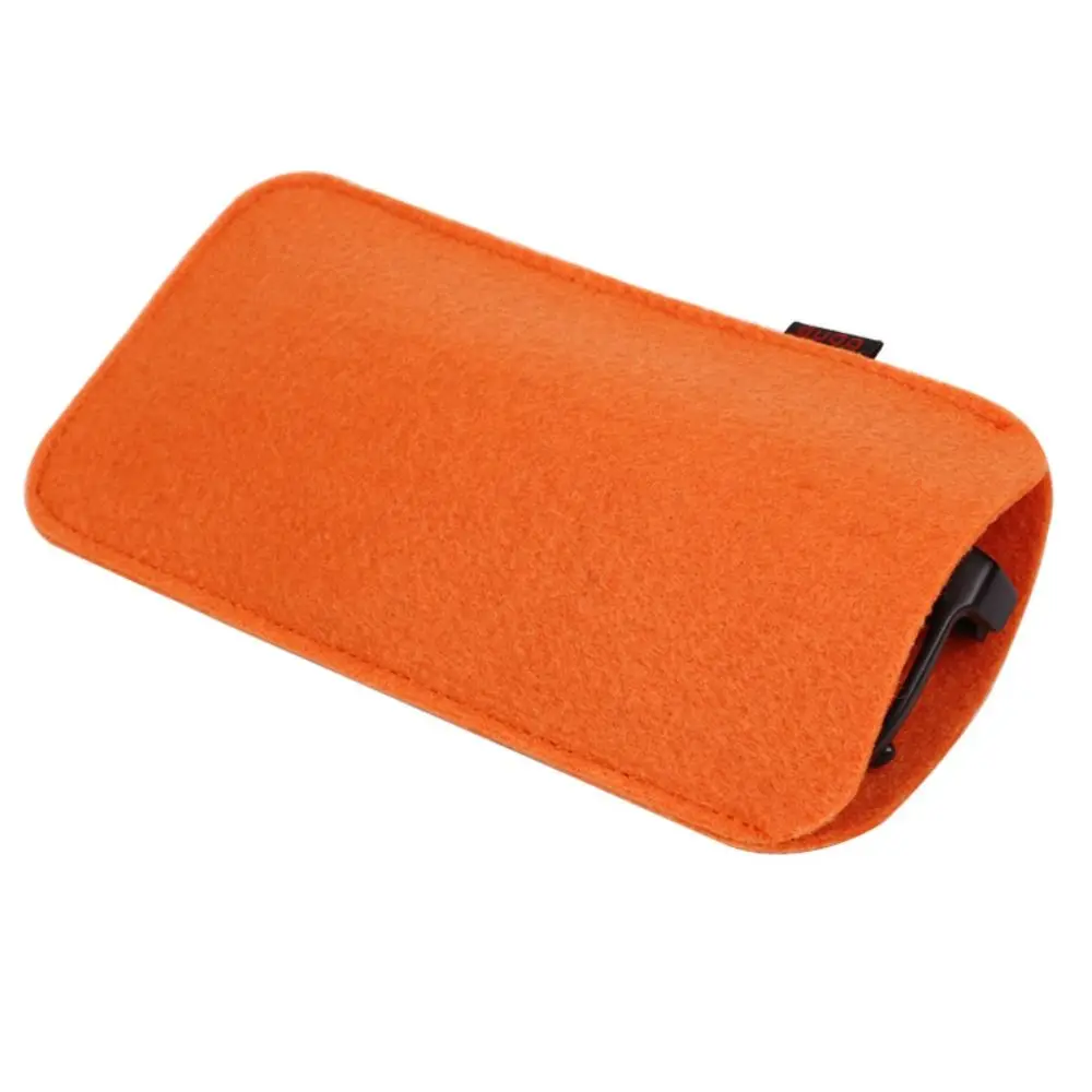 Nouvel étui à lunettes en feutre doux, design portable, housse de rangement pour lunettes de soleil en tissu feutré, sac de protection durable, porte-cartes en feutre unisexe