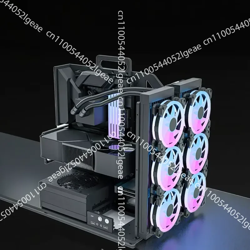 Gaming PC Case New Design ATX Aerometal with Aluminum Stand for Gaming PC Tower