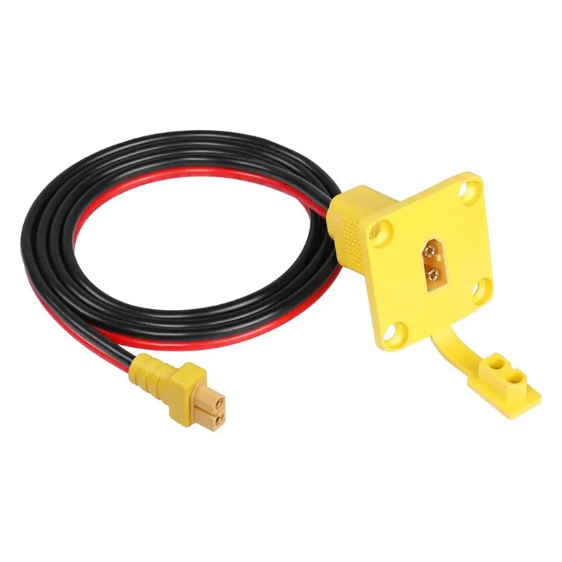 【FLASH-SALE!】XT60-Stecker auf XT60-Buchse Panelmontagekabel mit Montageplatte, XT60-Stecker für RC-Lipo-Akku, FPV-Drohne, kompat