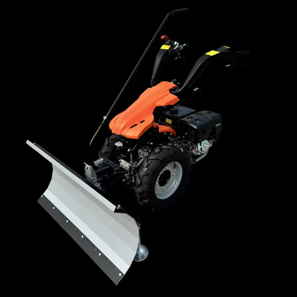 15HP Electric Full Gear Rolling Brush Snow Sweeper New Farm and Construction Snowplow with Engine and Motor Core Components