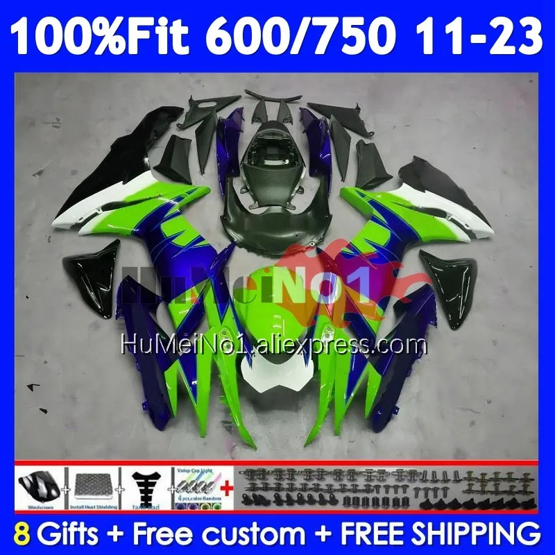 Fairing For SUZUKI GSXR750 K11 GSXR 600 750 107No.35 GSXR600 2011 2012 2013 2014 2015 2016 2017 18 19 20 21 22 23 Green blue 24