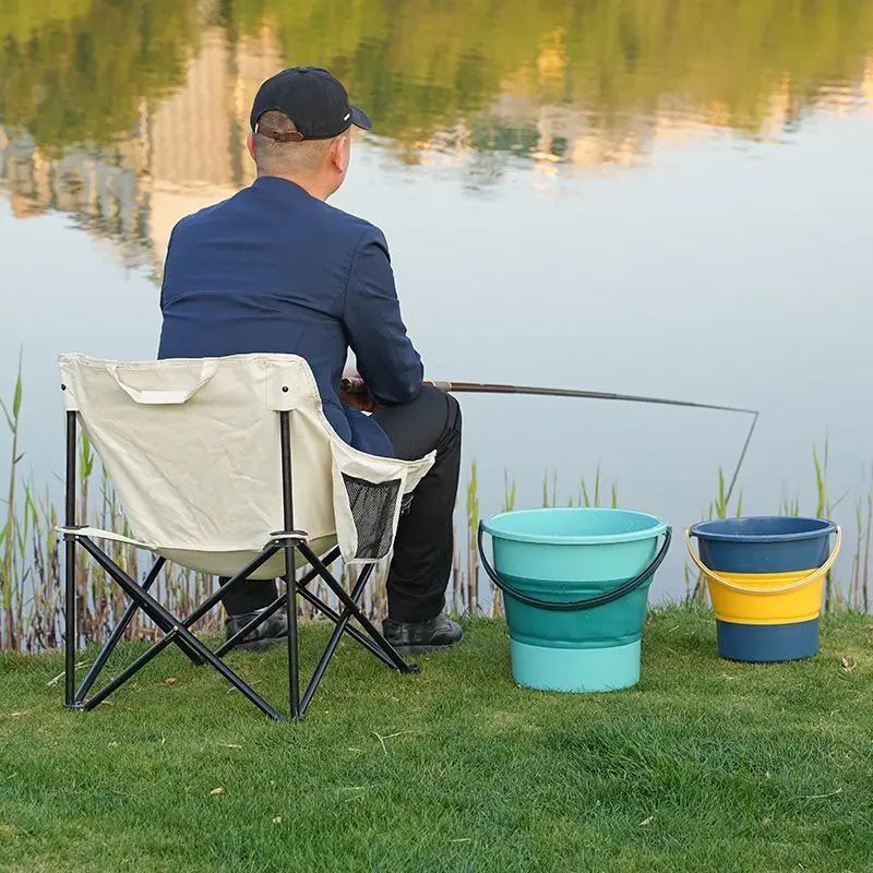

Foldable bucket Portable outdoor fishing bucket Car wash Foot bucket Dormitory water lifting Multifunctional household