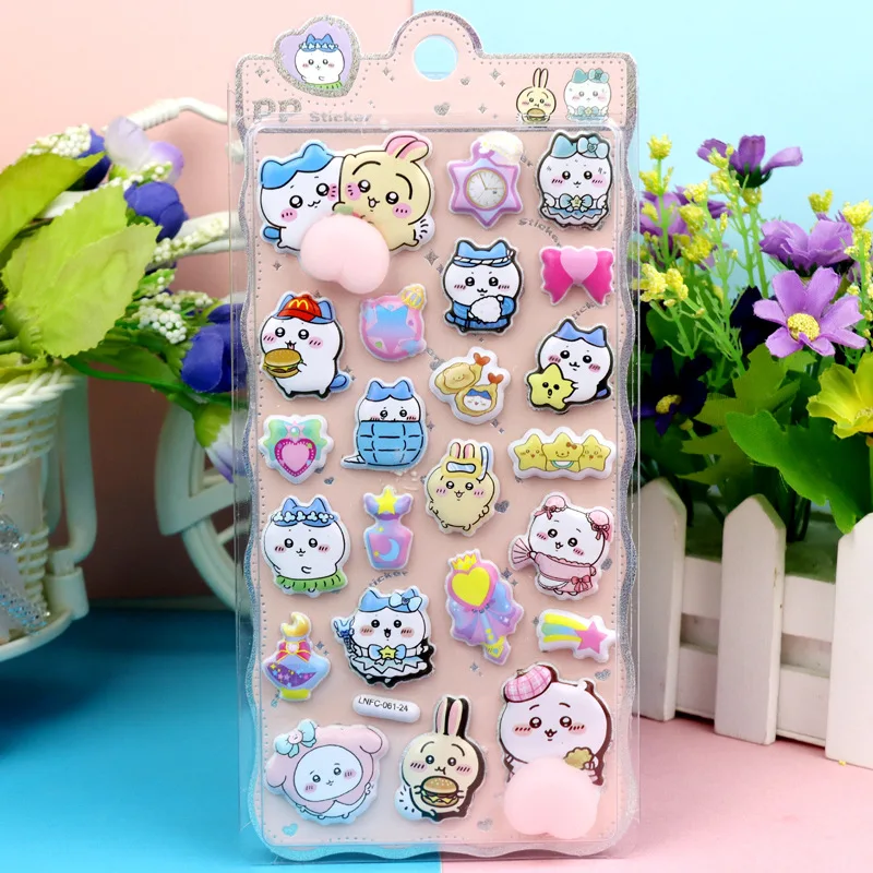 جديد Kawaii الكرتون ثلاثية الأبعاد ضرطة الخوخ ستيريو ملصق مجسمة حيوانات جميلة تخفيف الإجهاد ملصقات ديكور ذاتي الصنع لوازم