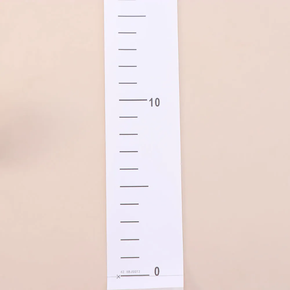 Transparent Height Measurement Wall Sticker 2-Meter Height Waterproof Growth Chart Accurate Without Damaging Walls