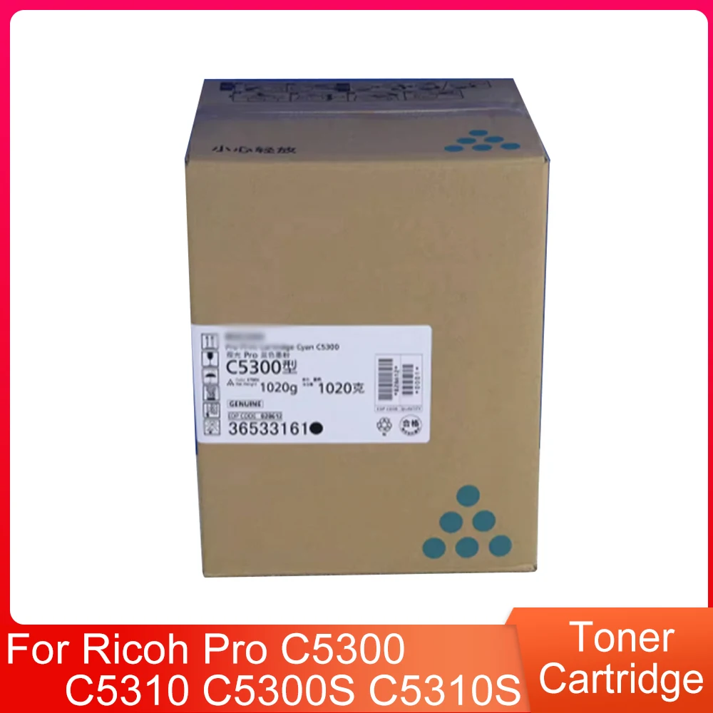 

Original Type 5300 C/M/Y/K Toner Cartridge for Ricoh Pro C5300 C5310 C5300S C5310S Color Powder